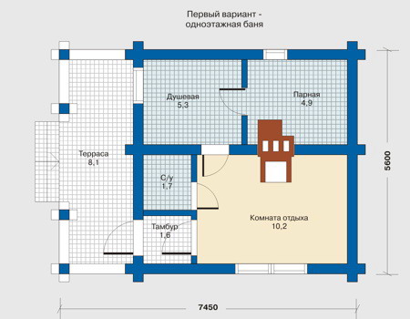 проект дома 70 метров